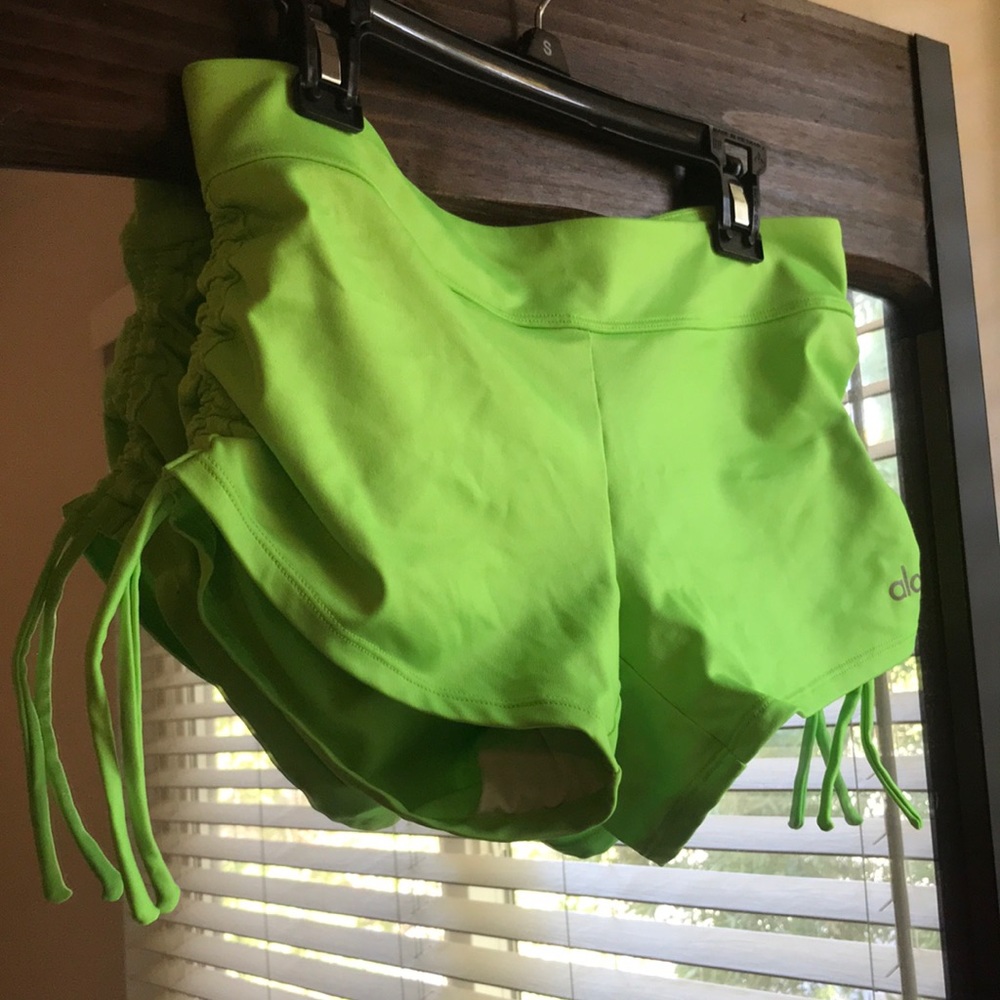 Neon Green Alo Yoga Short